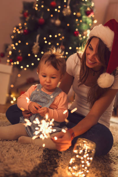 istock Sparkler on a Christmas Eve 1020599634