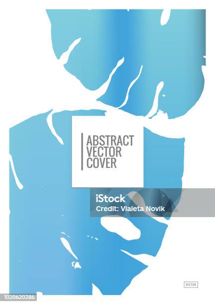 Blue Cover Abstract Blue Cover Design Template Stock Illustration - Download Image Now ...