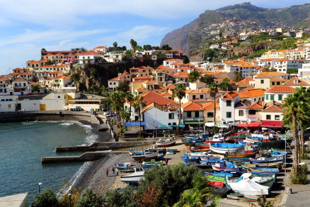 istock Madeira fishing village 1020620732