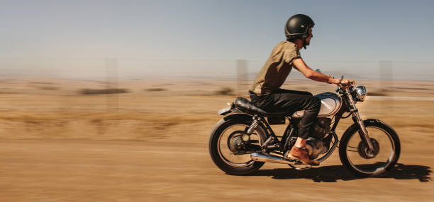 istock Biker on the country road 1020638782