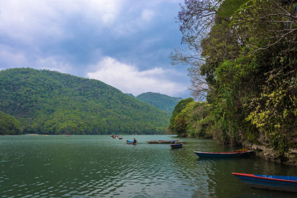 istock The Phewa lake in Pokhara, Nepal. 1020671090