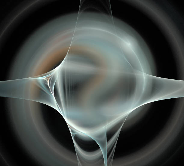 istock image of one Digital Fractal on Black Color 1020673750