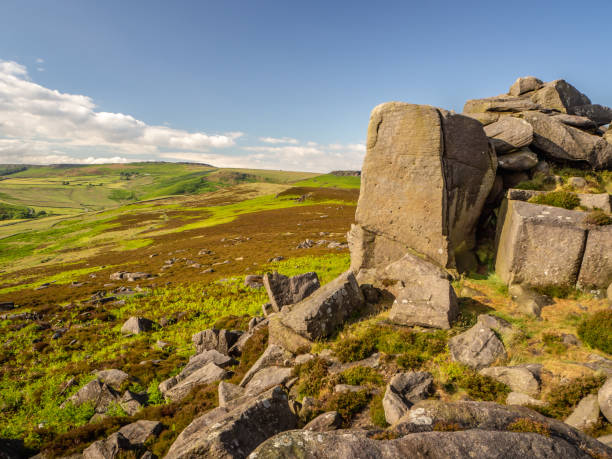 istock Rock formations in the Peak District of the UK 1020683596