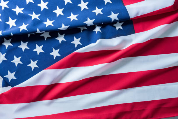 istock Full Frame Shot Of American Flag 1020686916