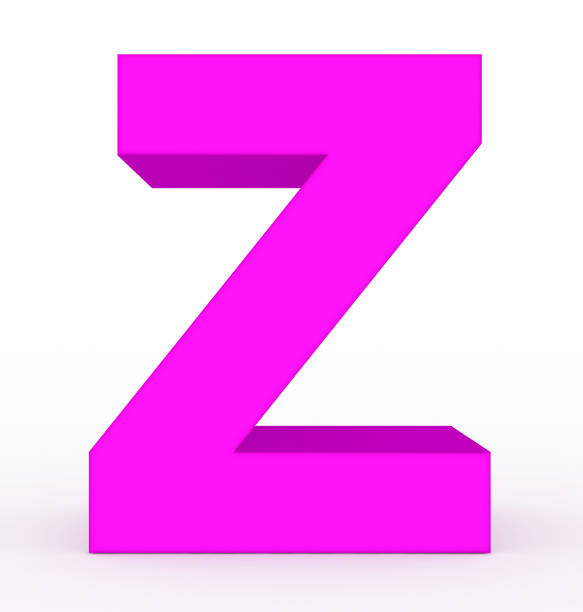 istock letter Z 3d purple isolated on white 1020687074