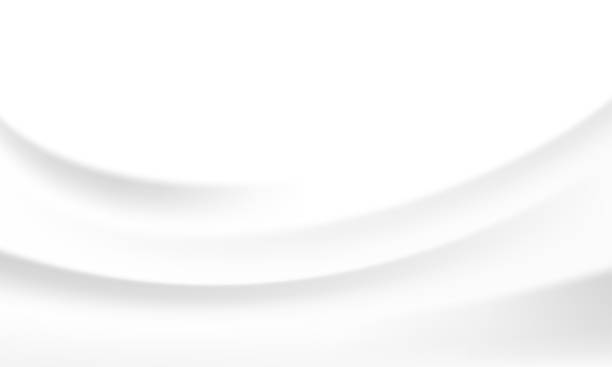 illustrations, cliparts, dessins animés et icônes de fond satin de soie blanc lisse texture vecteur lait vague fond. cercle abstrait vagues décor papier peint design d’intérieur modèle ou yaourt à la crème crème hydratant de surface ou cosmétiques - cream