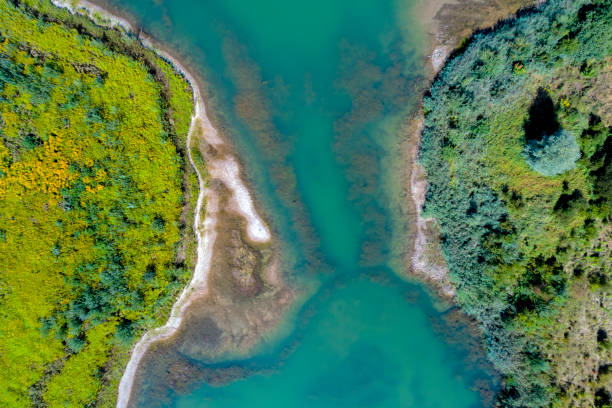 istock Aerial view of lake 1020710008