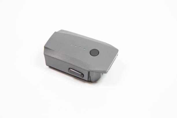istock Intelligent drone battery  isolated on white background. 1020742872