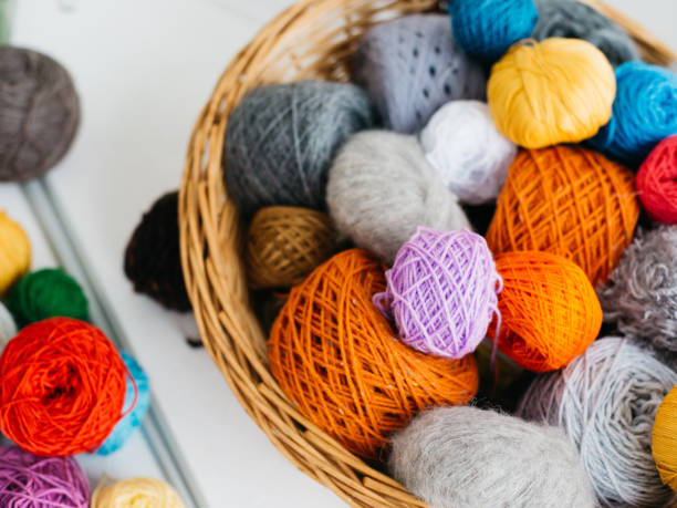 istock Colorful yarn for knitting 1020761416