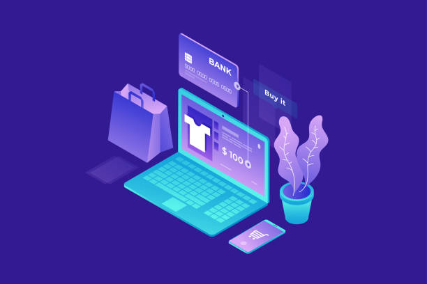 istock Concept of online shop, online store. 1020771668