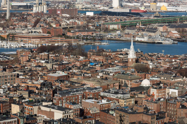 бостон - boston new england water church стоковые фото и изображения