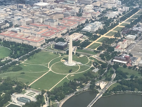 Washington, DC, from the air.