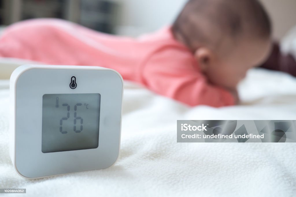 Digital Temperature Monitor In Baby Room Stock Photo - Download Image Now -  Nursery - Bedroom, Thermometer, Temperature - iStock