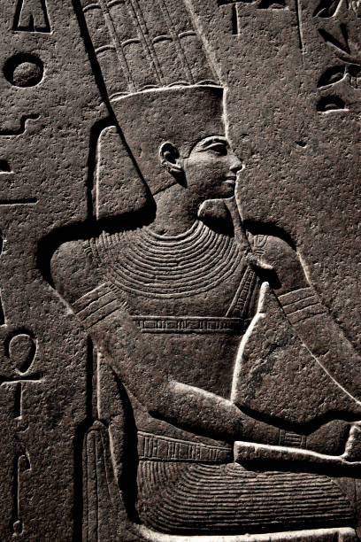 istock Hieroglyphs of Egyptian God Amun 1020846760