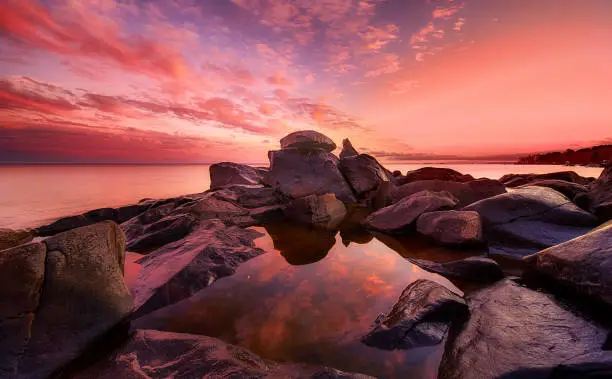 Photo of After the rain-beautiful sunset at Brighton Beach