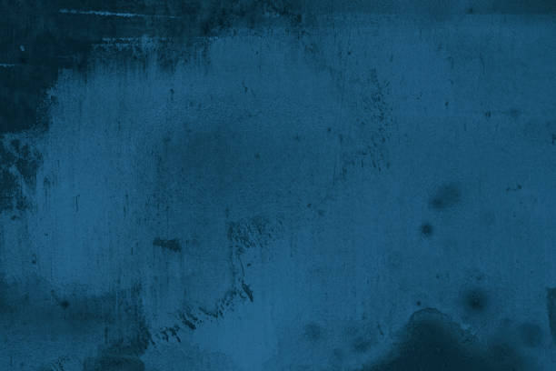 istock Blue abstract art painting background 1020857206