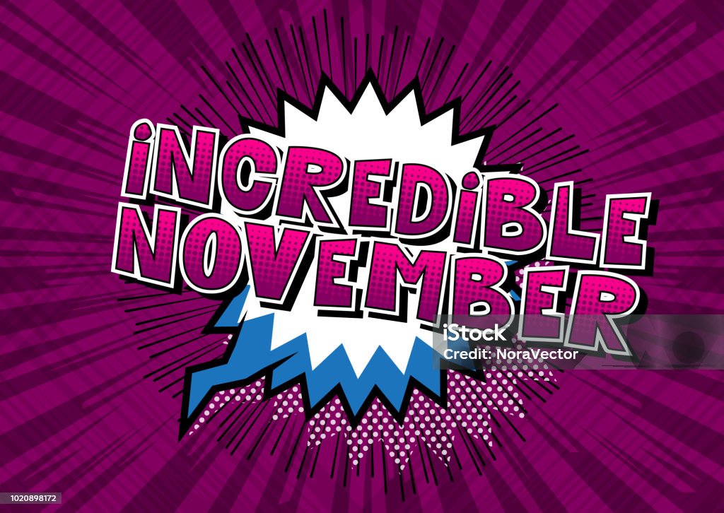 Marvelous November Incredible November Stock Illustration - Download Image Now - Abstract ...