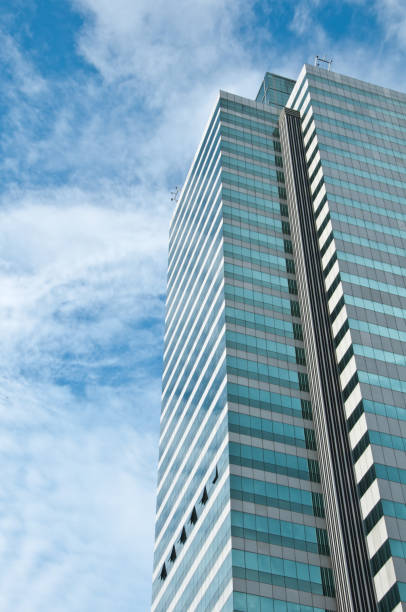 istock High rise building with cloudy blue sky 1020898348