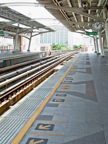 istock Train station platform in Bangkok, Thailand 1020898428