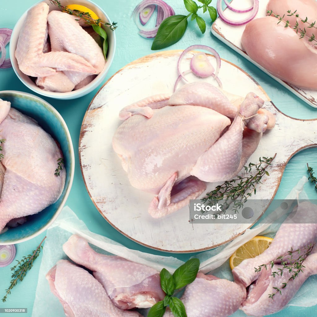 Raw Chicken Meat Stock Photo - Download Image Now - Chicken - Bird, Chicken  Meat, Raw Food - iStock