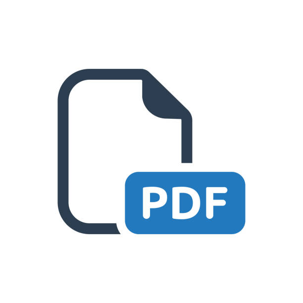 PDF file icon PDF file icon adobe material stock illustrations