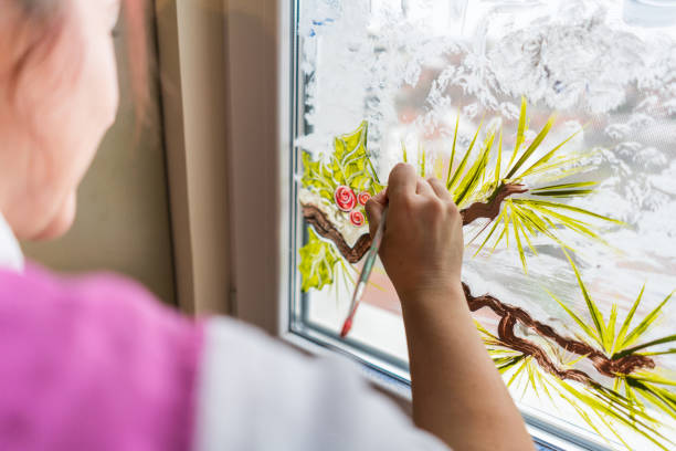 istock Woman with paintbrush 1020963158