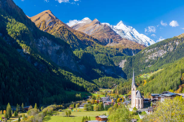 istock Heiligenblut - St Vincent church against Grossglockner mountain, Austria 1020972638