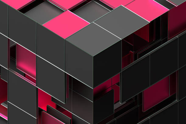 istock Abstract 3D Rendering of Geometric Shapes 1020982348