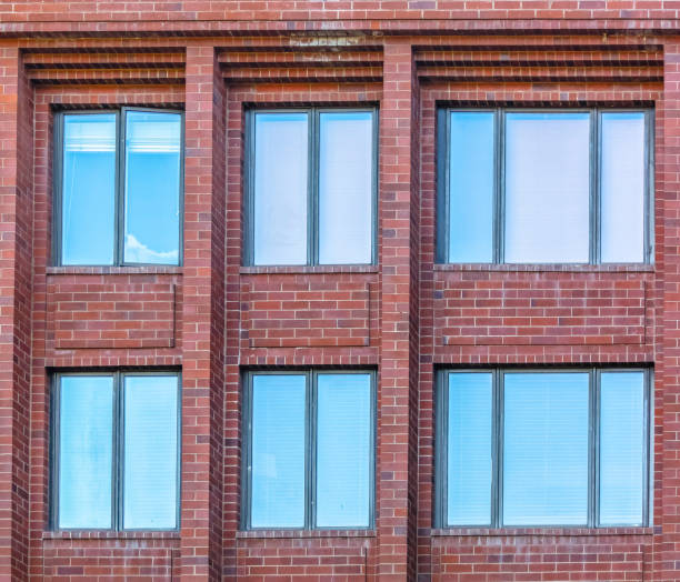 istock Park City apartments with teal reflective windows 1020995678
