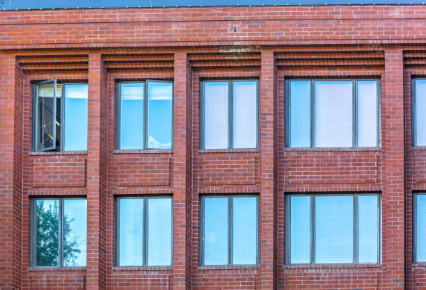 istock Park City apartments with teal reflective windows 1020995704