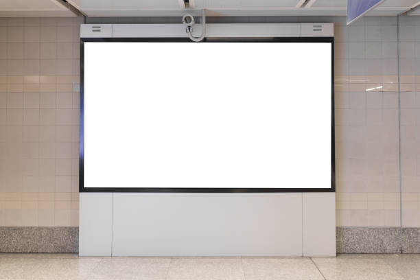 istock Blank billboard led in the subway station for advertising 1021004216