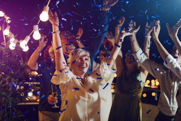 istock Senior New Year Rooftop Party 1021018834