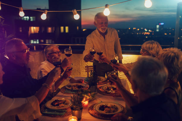 istock Senior New Year Rooftop Party 1021019764