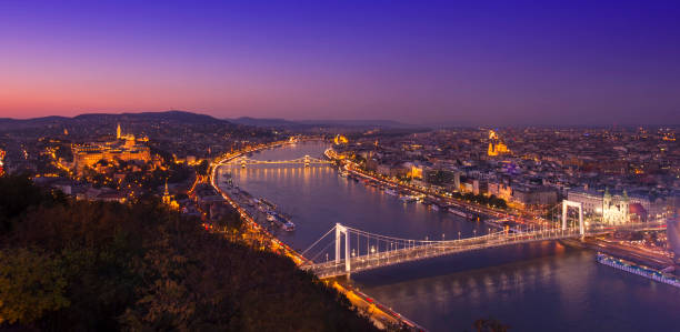 istock Budapest cityscape at night 1021022536