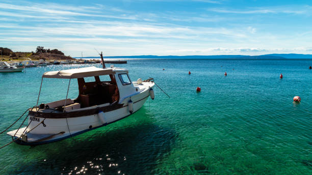 Summer day near Stara Baska village in Krk Island