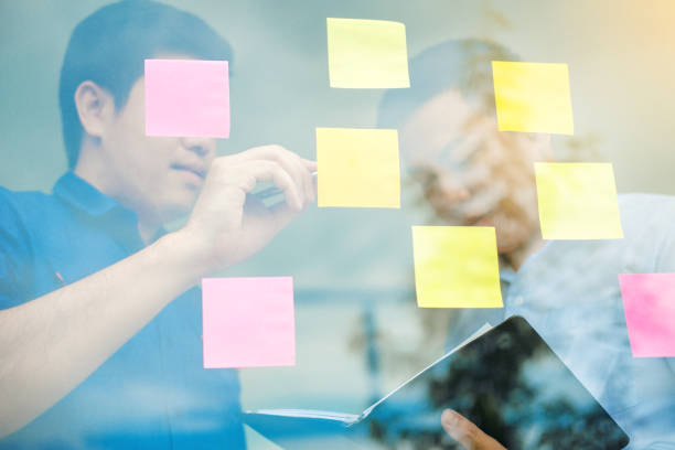 istock Team creative business planning and thinking of ideas for success work project 1021040466