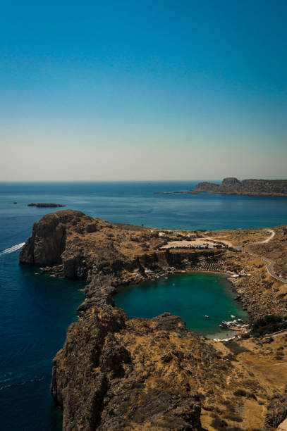 istock Heart shaped bay in Lindos, Rhodes, Greece 1021062018