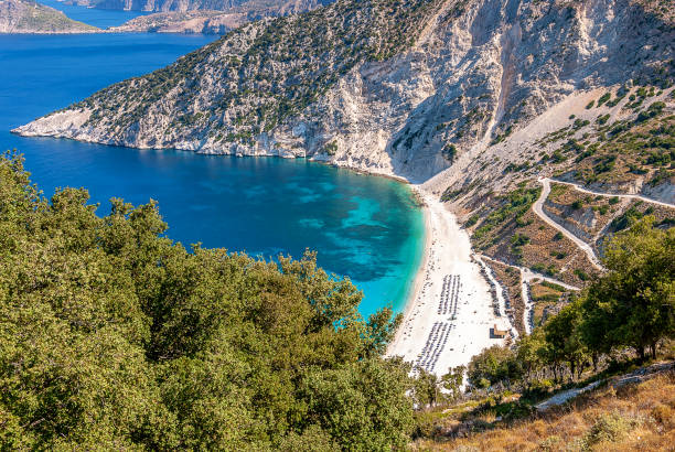 istock The beautiful Myrtos Bay, Kefalonia, Greece 1021062476