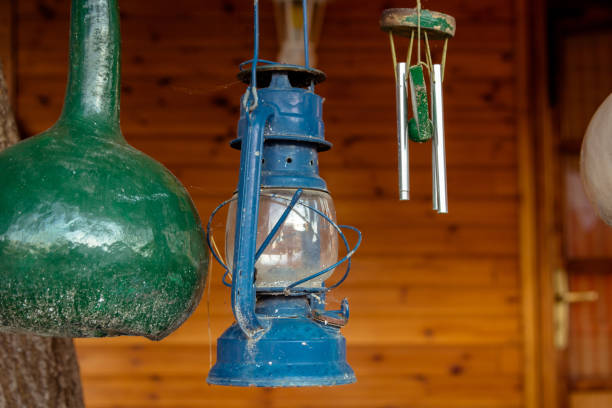 istock Kerosene lamp in the open air. Albania. 1021070034
