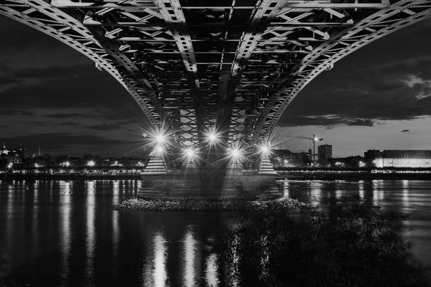 istock Under the Theodor Heuss Bridge in Mainz, Germany 1021089120