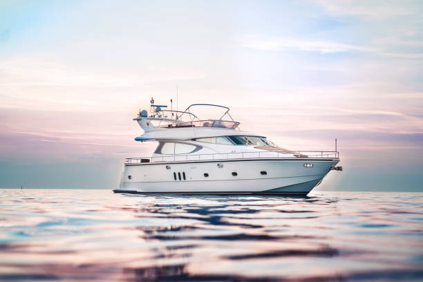 istock Beautiful colours and beautiful yacht 1021089786