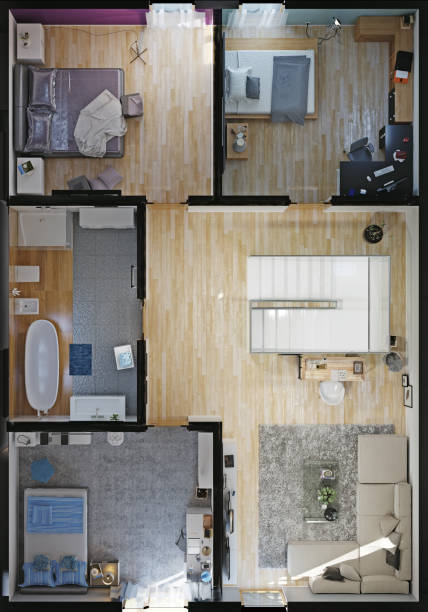 istock modern house rooms top view 1021093014