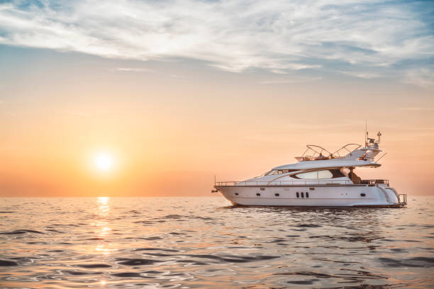 istock Nature and beautiful yacht 1021097104