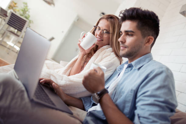 istock Couple enjoying at home 1021117008