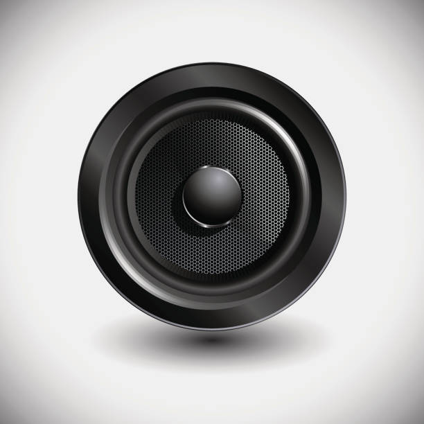 Audio speaker Audio speaker public speaker stock illustrations