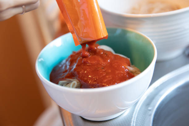 istock Cooking Korean Naengmyeon 1021133410