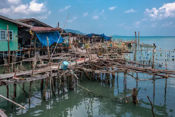 Photo of Bay in the fishing village of Bang Bao