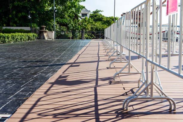 istock white barricade in the city 1021138484