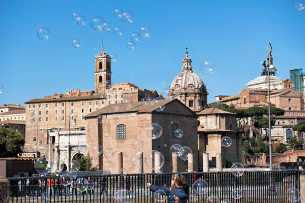 istock Roman Forum, Soap Bubbles in Rome 1021175300