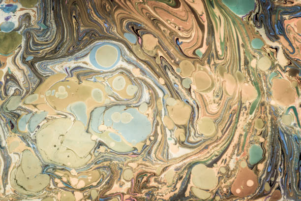 istock Abstract marbling art patterns as colorful background 1021177760